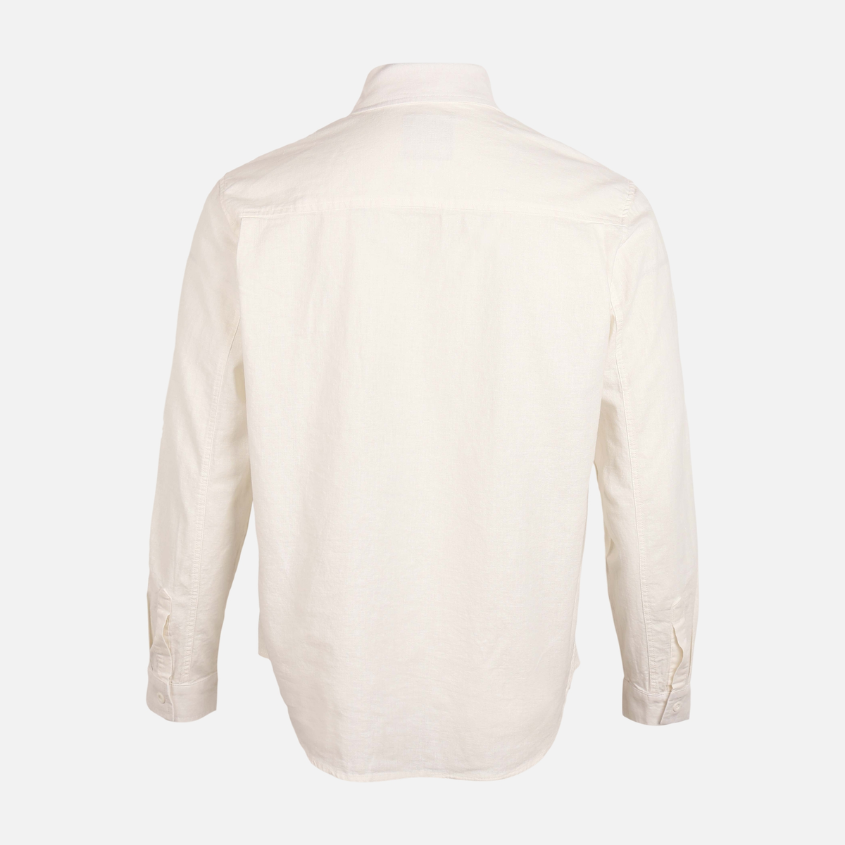 Men Casual Linen Shirt Long Sleeve