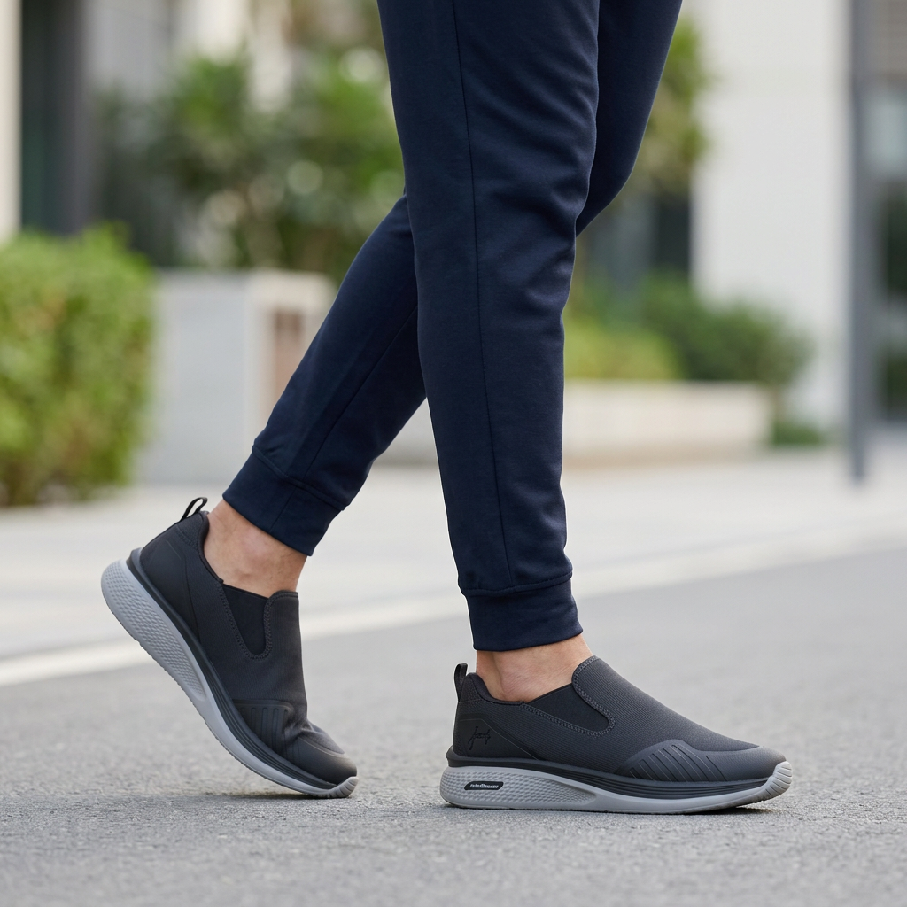 Men Slip-On Mesh Sports Shoes