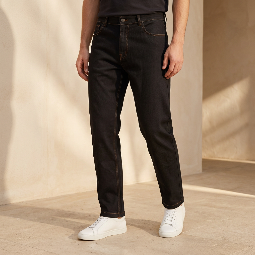 Men Regular Fit Denim Jeans