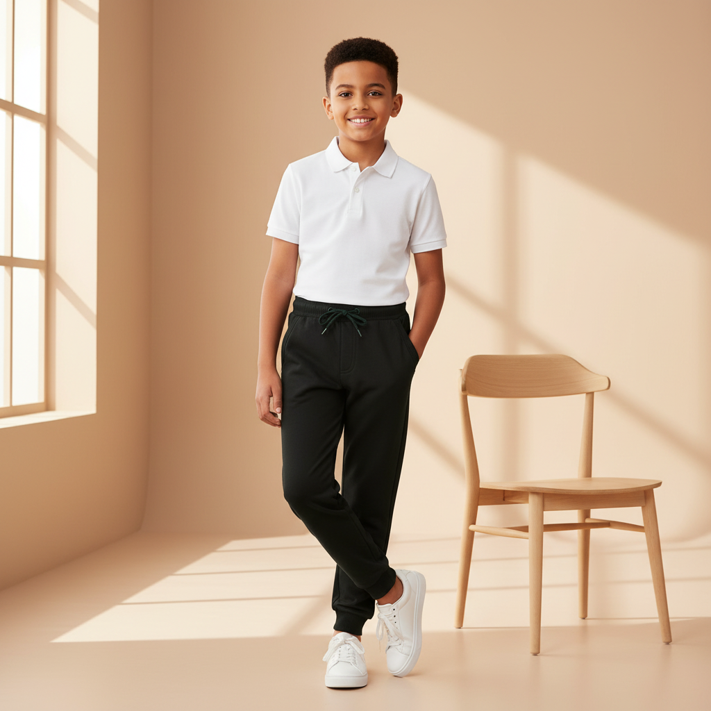 Boys Knitted School Pant