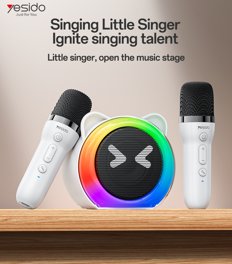 Karaoke Speaker + Dual Mics