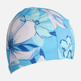 Adult Floral Print Swimming Cap