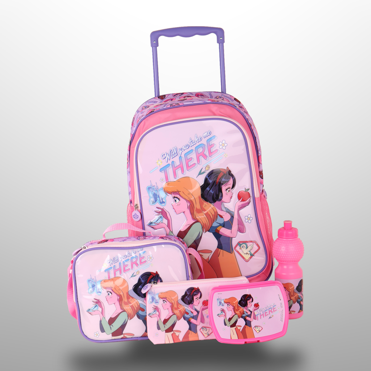 Princess Will You Take Me 5 In 1 Trolley School Set 18 Inch
