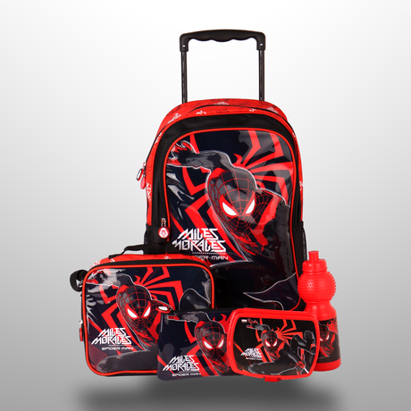 Spiderman Leap Of Faith 5 In 1 Trolley School Set 18 Inch