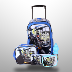 Batman Face Your Fear 5 In 1 Trolley School Set 18 Inch