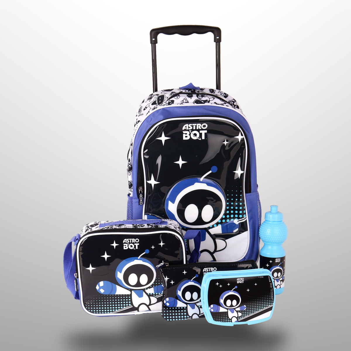 Astrobot Play 5 In 1 Trolley School Set 18 Inch