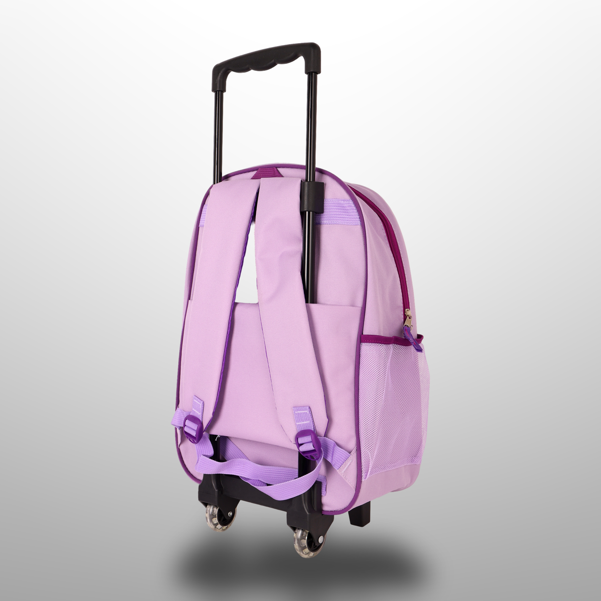 5 In 1 School Trolley Bag Set 18 Inches For Girls