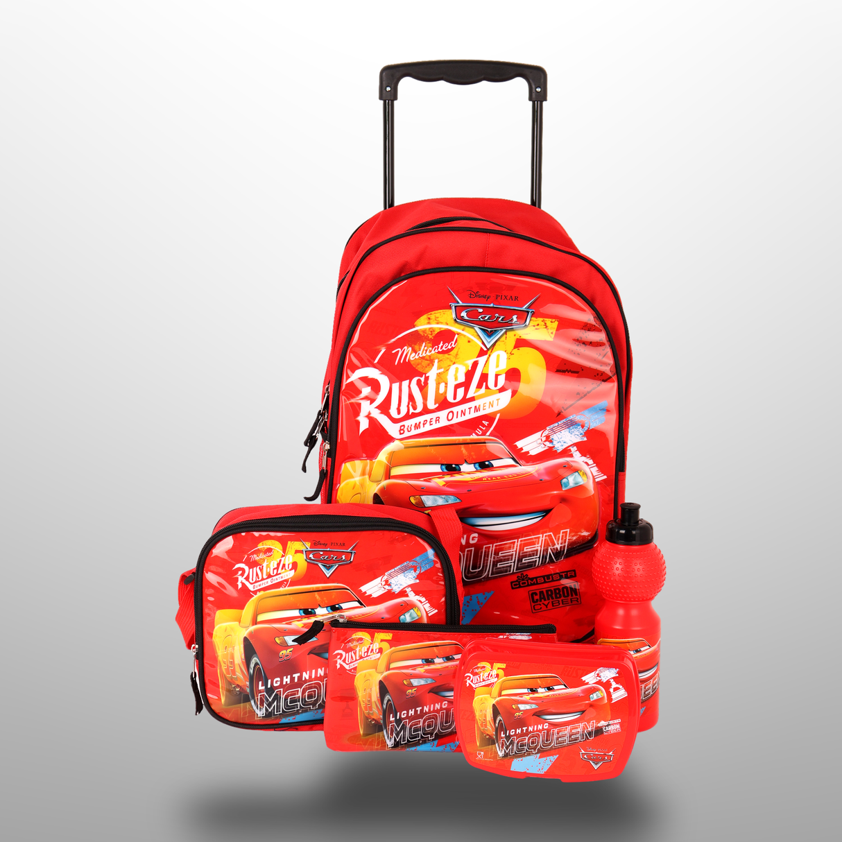 5 In 1 School Trolley Bag Sets 18 Inches For Boys