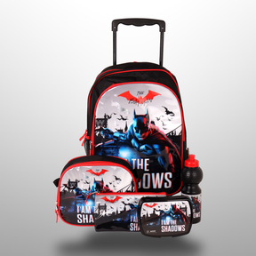 5 In 1 School Trolley Bag Sets 18 Inches For Boys