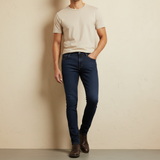 Men Denim Pants Jeans Carrot Fit