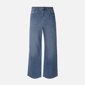 Women Denim Pants Jeans Wide Leg