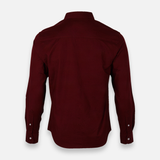 Men Basic Oxford Shirt Long Sleeve Spandex