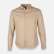 Men Basic Oxford Shirt Long Sleeve Spandex