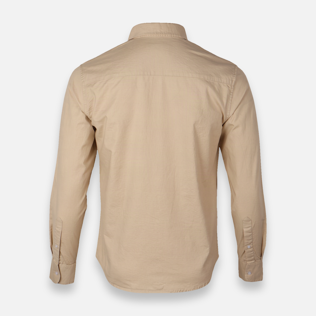 Men Basic Oxford Shirt Long Sleeve Spandex
