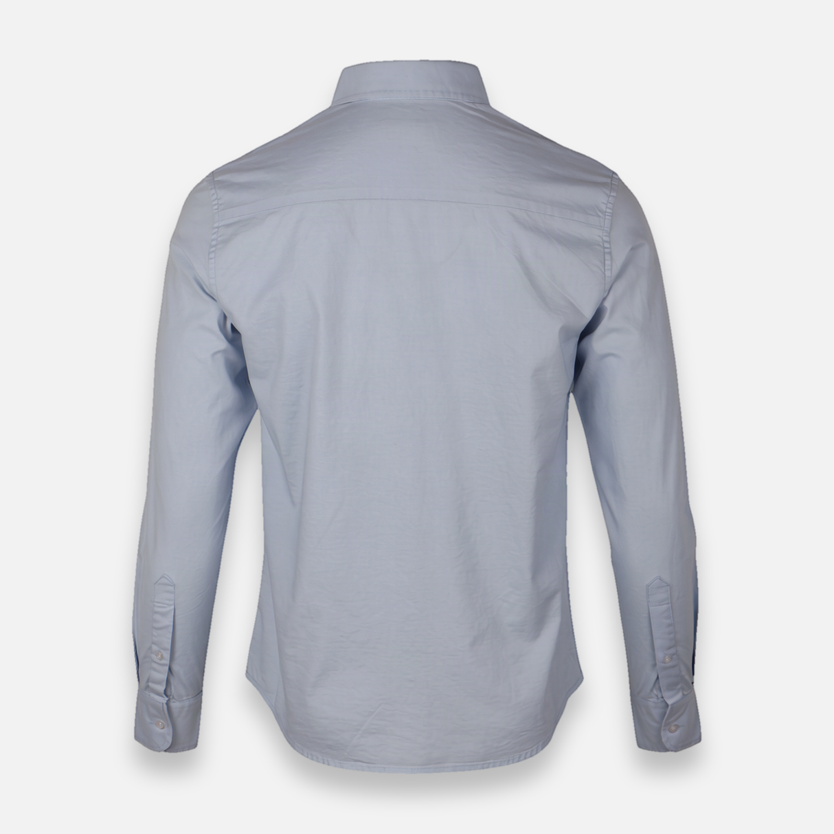 Men Basic Oxford Shirt Long Sleeve Spandex