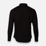 Men Basic Oxford Shirt Long Sleeve Spandex