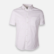 Men Basic Oxford Shirt Short Sleeve Spandex