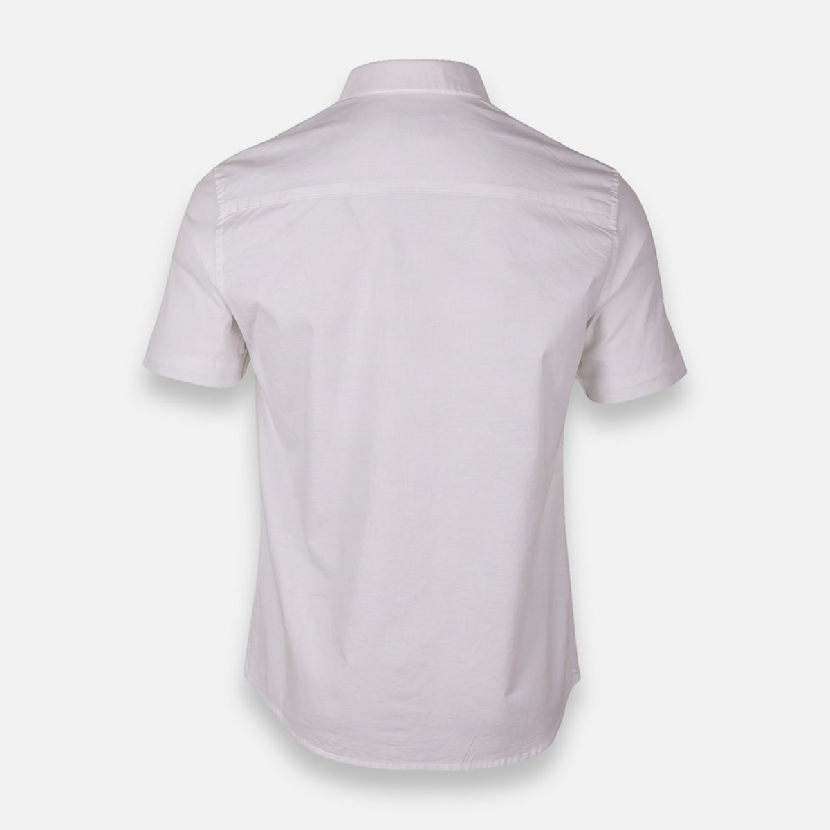 Men Basic Oxford Shirt Short Sleeve Spandex