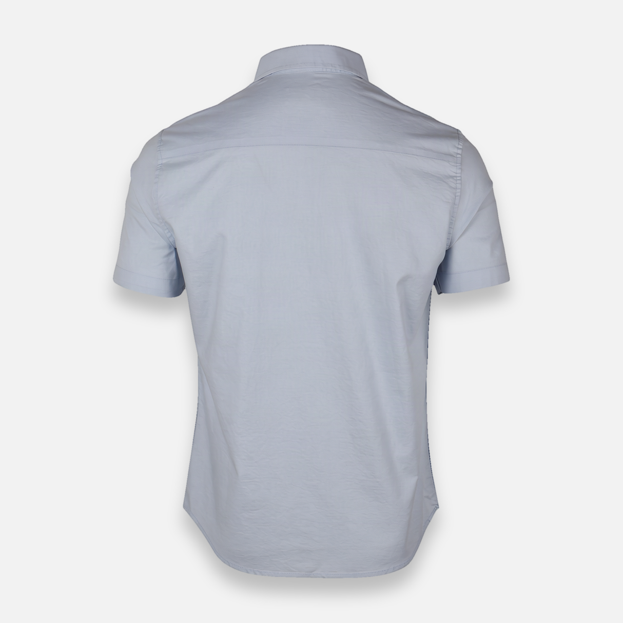 Men Basic Oxford Shirt Short Sleeve Spandex