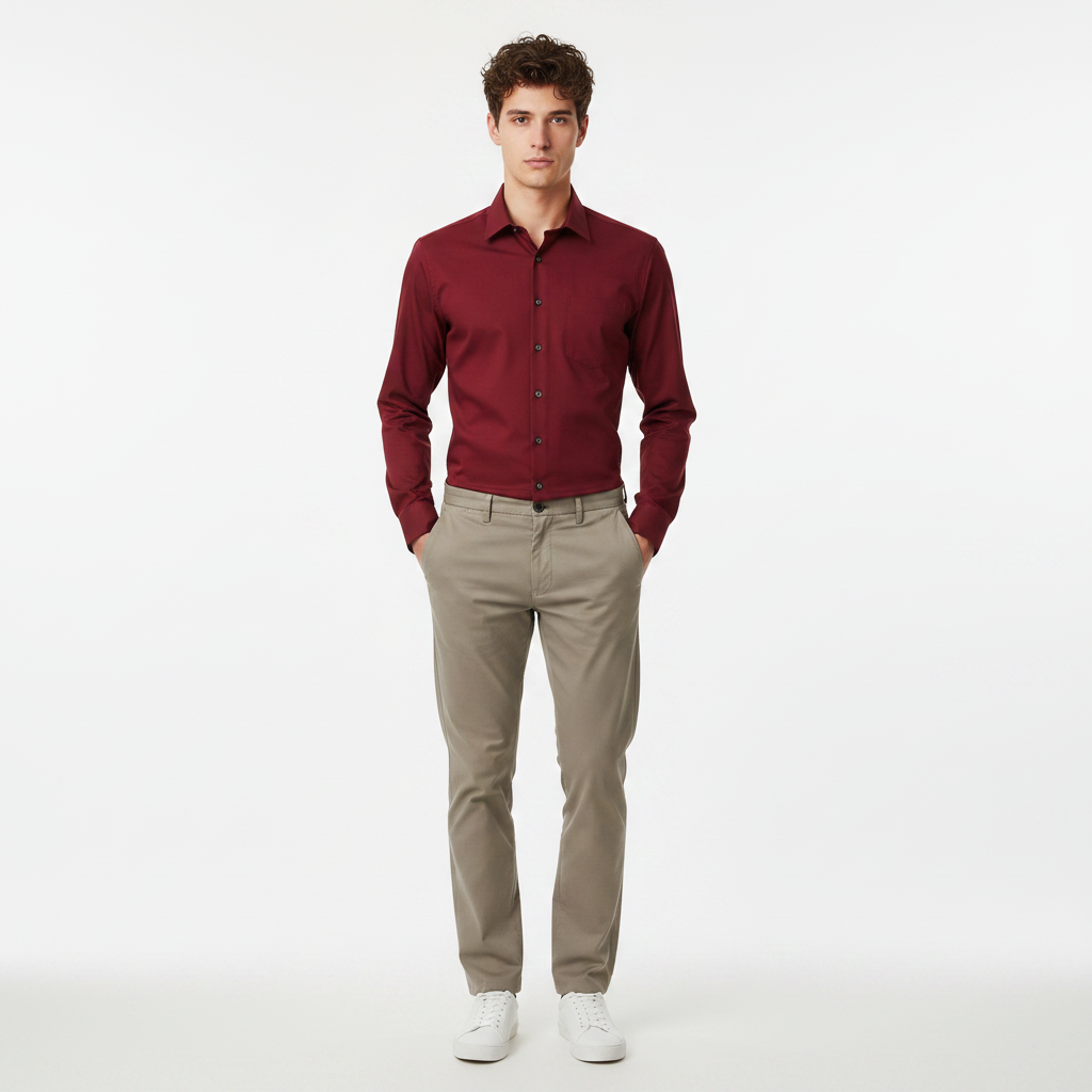Men Shirt Long Sleeve