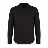 Men Linen Shirt Regular Fit Long Sleeve