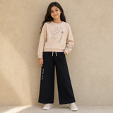03-17042-JG GIRLS FASHION SET PANT 2 / 03-17042-JG GIRLS FAS - DAWN-NAVY - on model