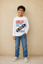 SLSN2634-JB BOYS GRAPHIC T SHIRT / SLSN2634-JB BOYS GRAPHIC - WHITE - on model