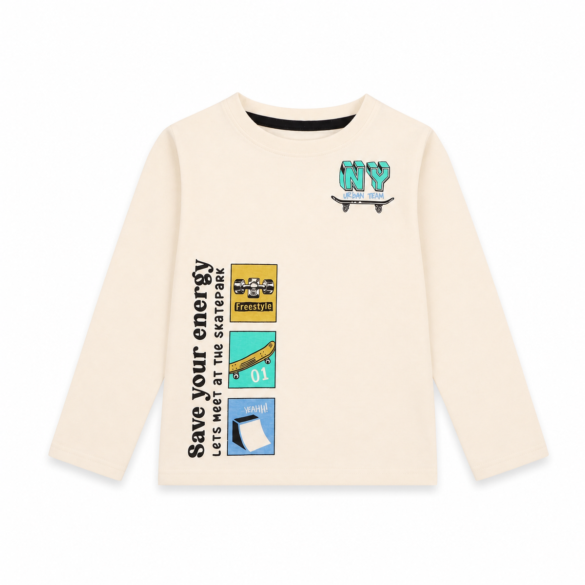 Boys Long Sleeve Graphic T-Shirt