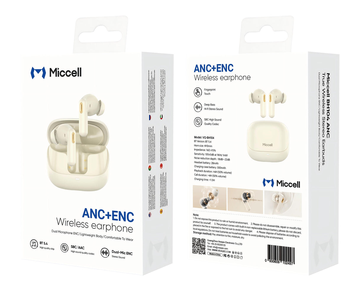 Anc+Enc Tws Earbuds (4 Mic)