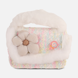 Girls Faux Fur Handle Crossbody Bag