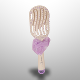 Ladies Hair Brush & Elastic Hair Tie Set