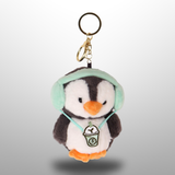 Girls Penguin Plush Keychain