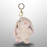 Girls Rabbit Plush Keychain