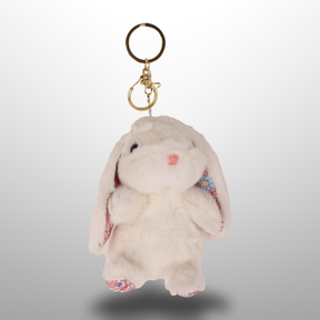 Girls Rabbit Plush Keychain