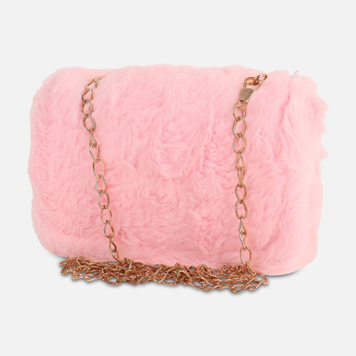 Girls Faux Fur Crossbody Bag