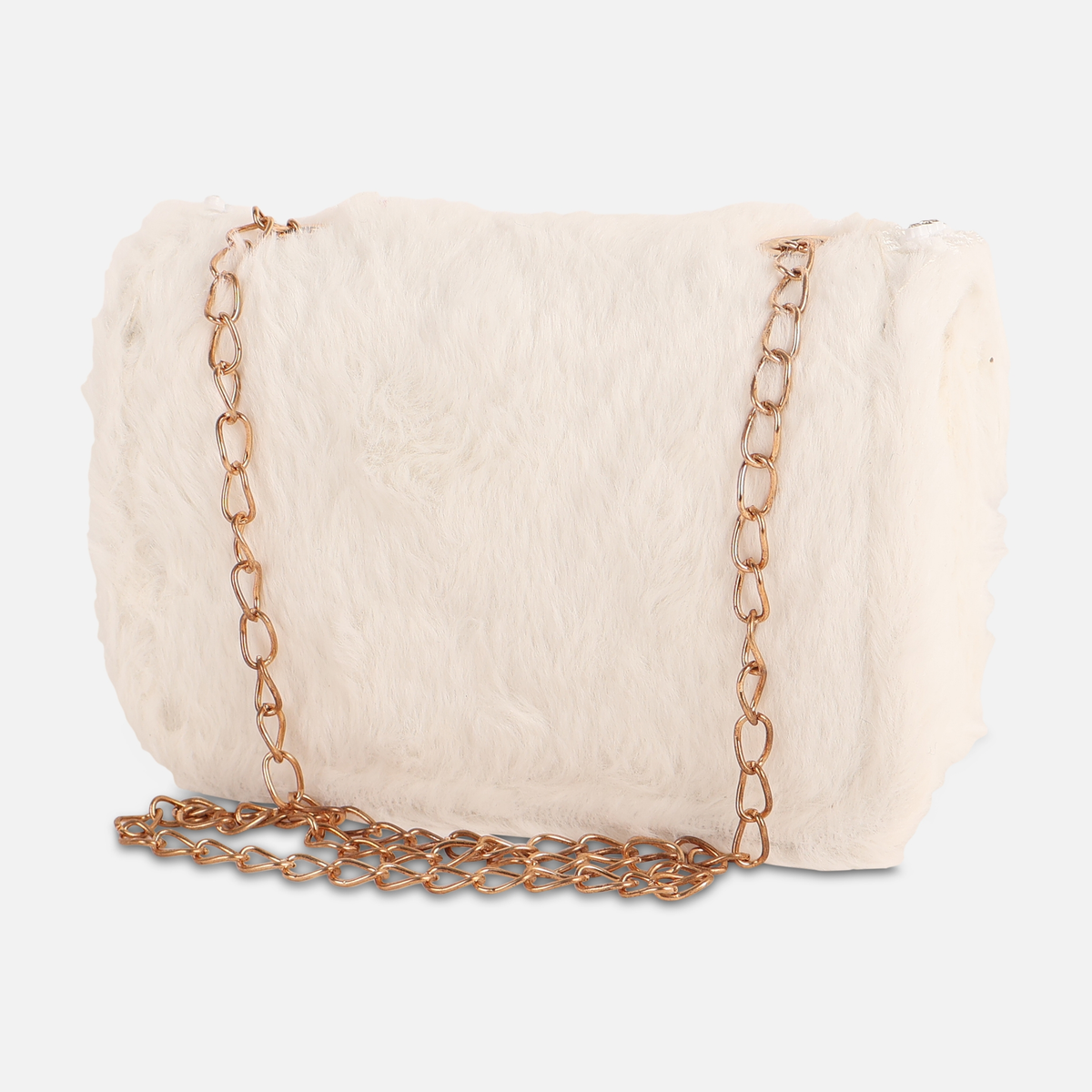 Girls Faux Fur Crossbody Bag