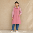 DWI-2654 GIRLS IBTHIDAI UNIFORM MIDI L/S / DWI-2654 GIRLS IB - PINK - on model