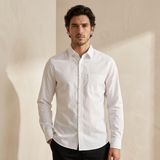 Men Basic Oxford Shirt Long Sleeve