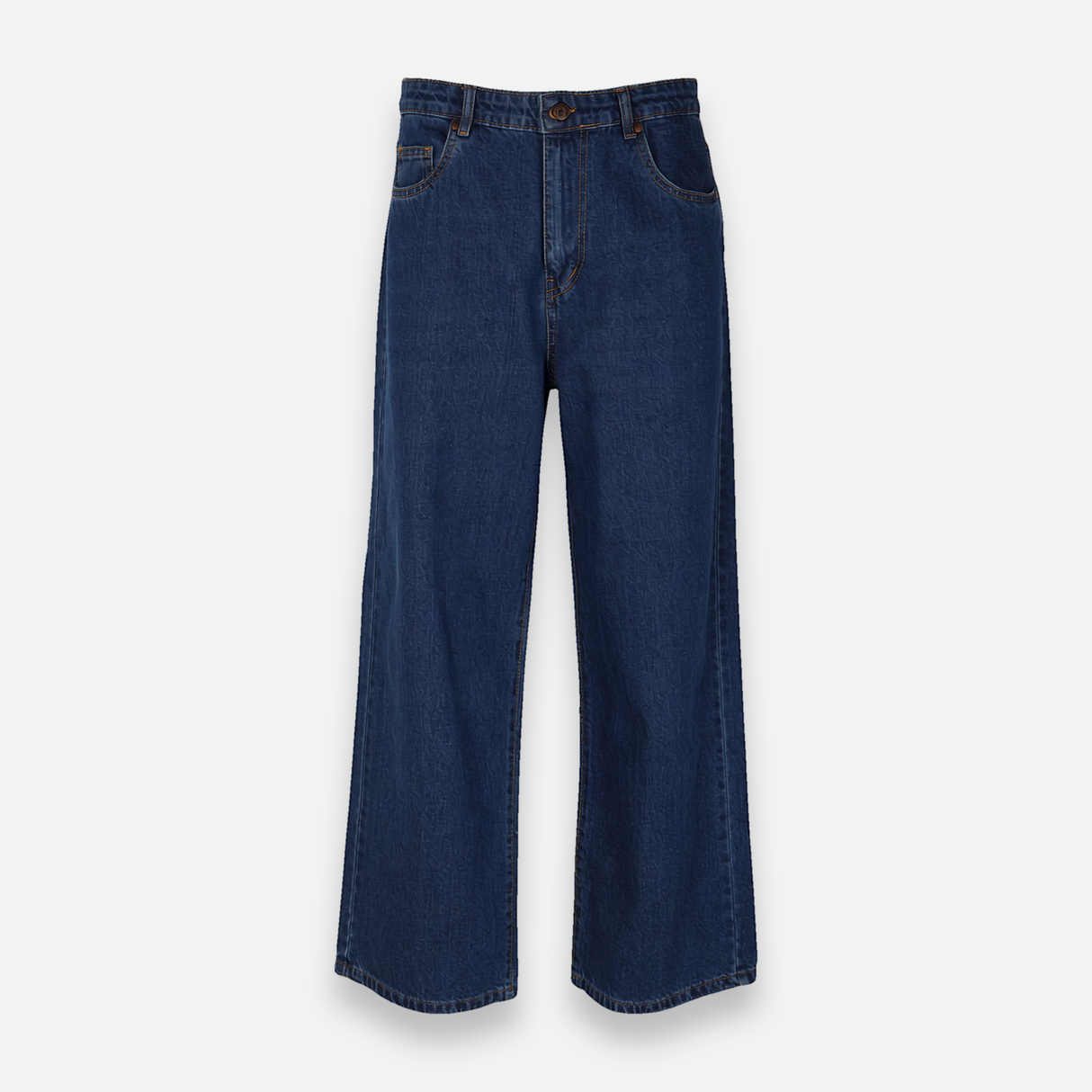 Womens Denim Pants Jeans Wide Leg