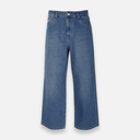Womens Denim Pants Jeans Wide Leg