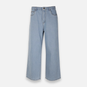 Womens Denim Pants Jeans Wide Leg
