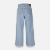 Womens Denim Pants Jeans Wide Leg