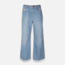 Womens Denim Pants Jeans Wide Leg