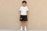 Boys Qadsia Short - BLACK - on model