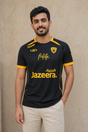 Mens Qadsia T-Shirt Short Sleeve - BLACK - on model