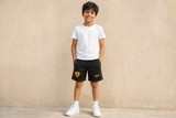 Boys Qadsia Short - BLACK - on model