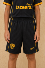 Boys Qadsia Short - BLACK - on model