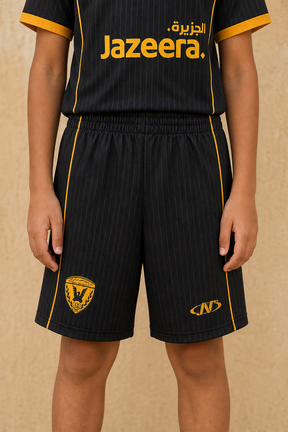 Boys Qadsia Short - BLACK - on model