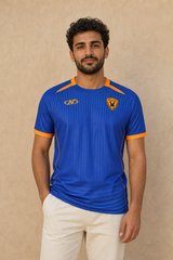 Mens Qadsia T-Shirt Short Sleeve - DARK BLUE - on model