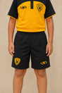 Boys Qadsia Short - BLACK - on model